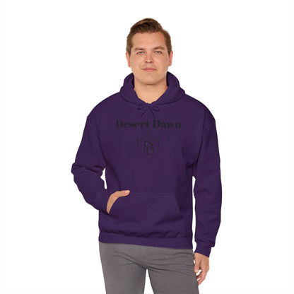 Desert Dawn Shield Design Hooded Sweatshirt