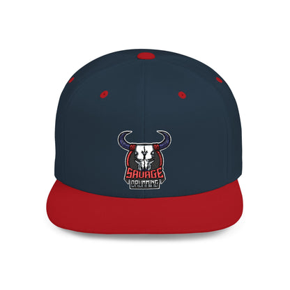 Savage Drumming Flat Bill Snapback Hat