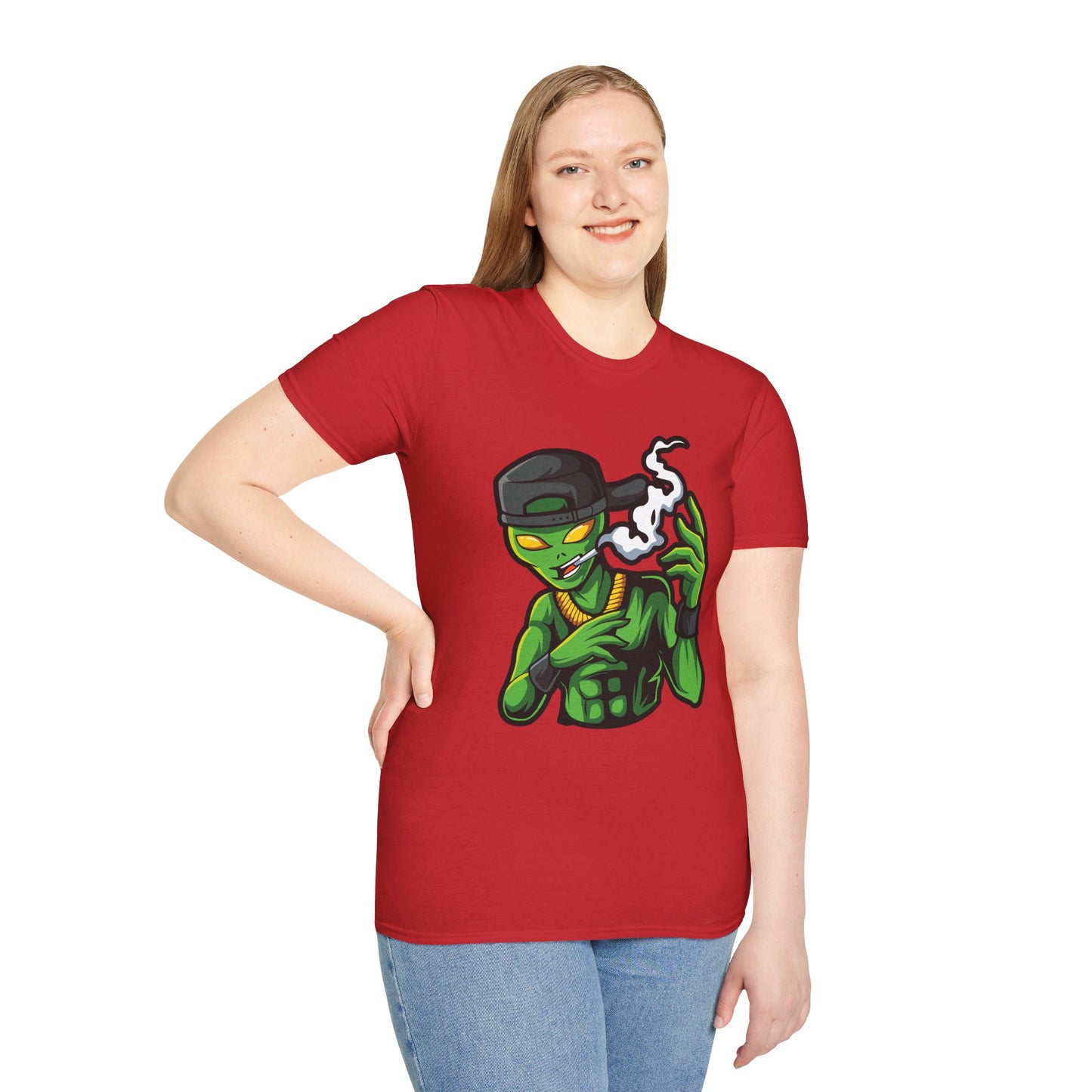 Alien Smoking T-Shirt