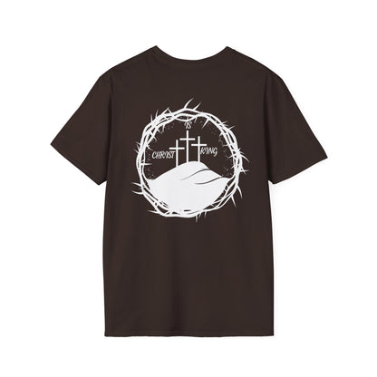 Faith-Inspired Unisex T-Shirt - Christ & King W/Thorn Crown Tee