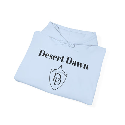 Desert Dawn Shield Design Hooded Sweatshirt