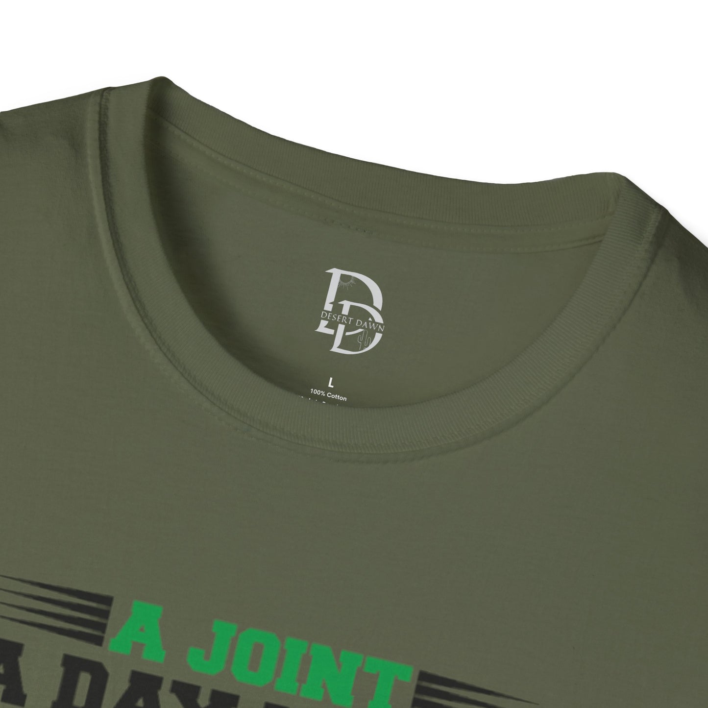 Marijuana Humor T-Shirt - A Joint a Day Keeps the Bad Mood Away