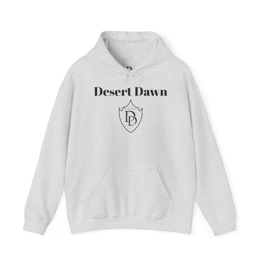 Desert Dawn Shield Design Hooded Sweatshirt