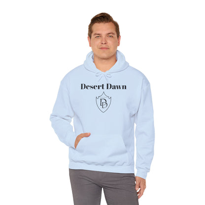 Desert Dawn Shield Design Hooded Sweatshirt