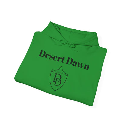 Desert Dawn Shield Design Hooded Sweatshirt