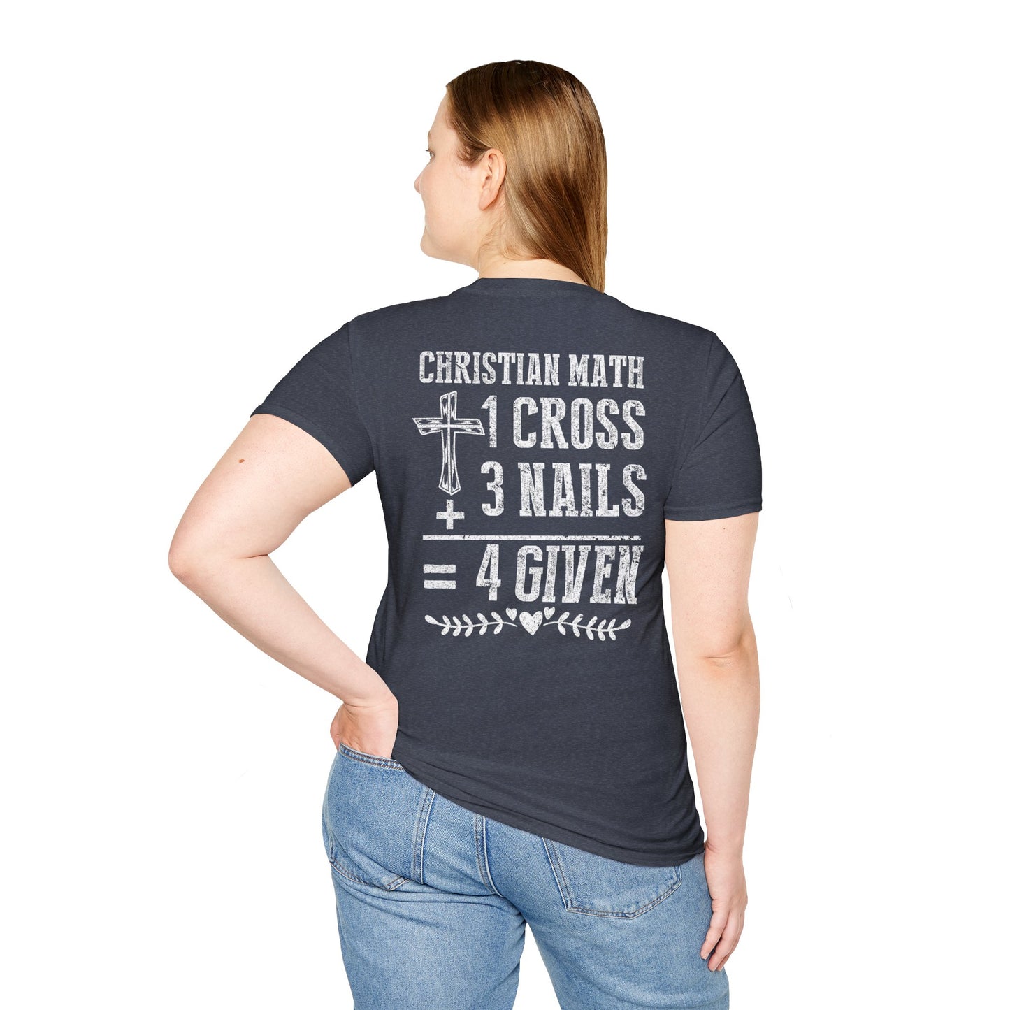 Christian Math Unisex T-Shirt - Faith Shirt, Religious Tee, Inspirational Gift