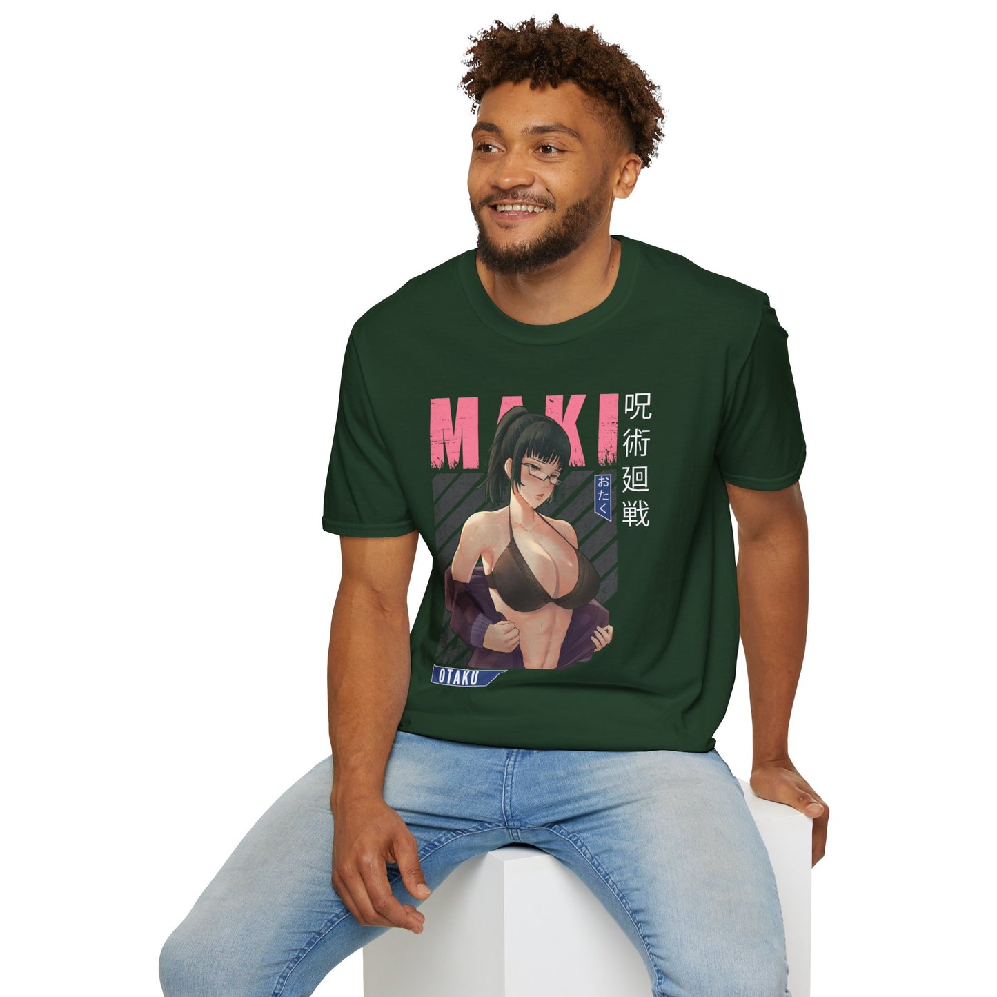 Maki Zennin Jujitsu Softstyle T-Shirt - Anime Character Tee