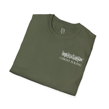 Faith-Inspired Unisex T-Shirt - Christ & King W/Thorn Crown Tee