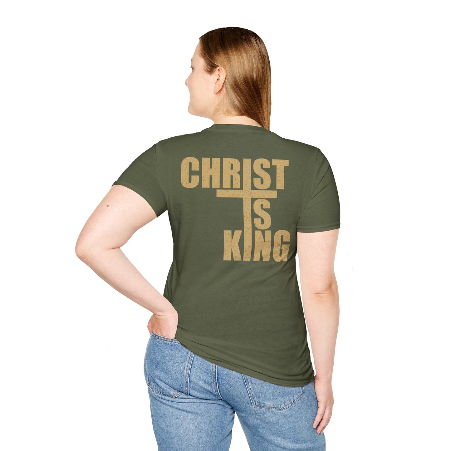 Faith-Inspired Unisex T-Shirt - 'Christ is King' Graphic Tee