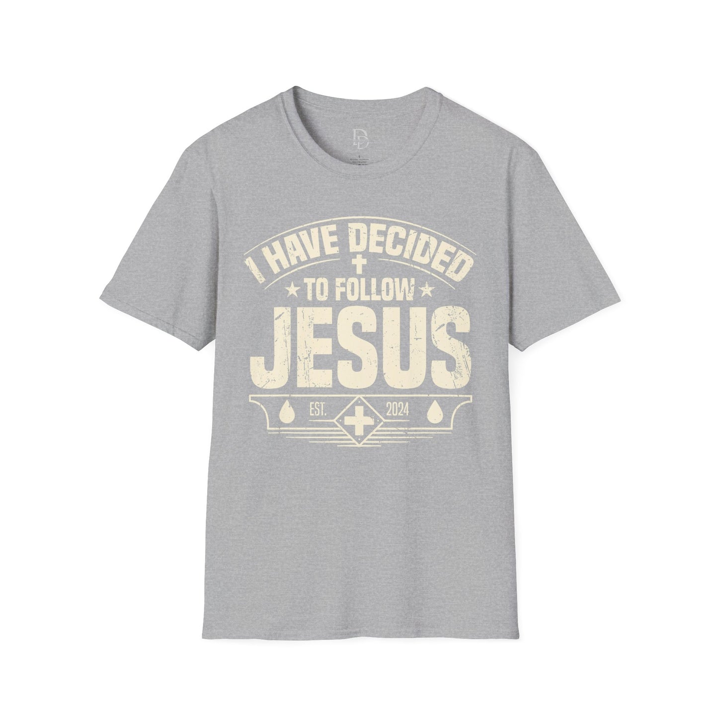 Faith Inspirational T-Shirt - 'I Have Decided to Follow Jesus', Unisex Tee