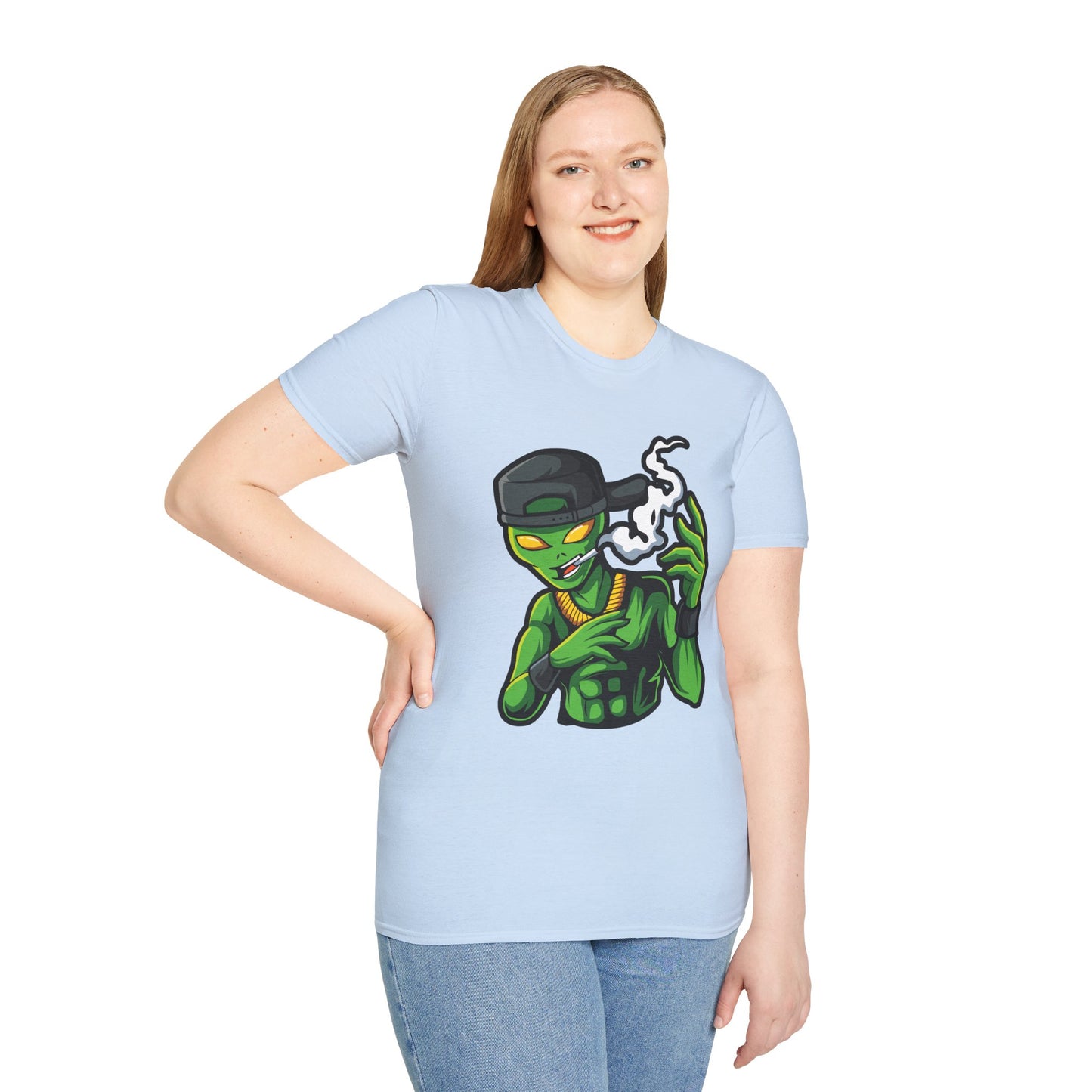 Alien Smoking T-Shirt