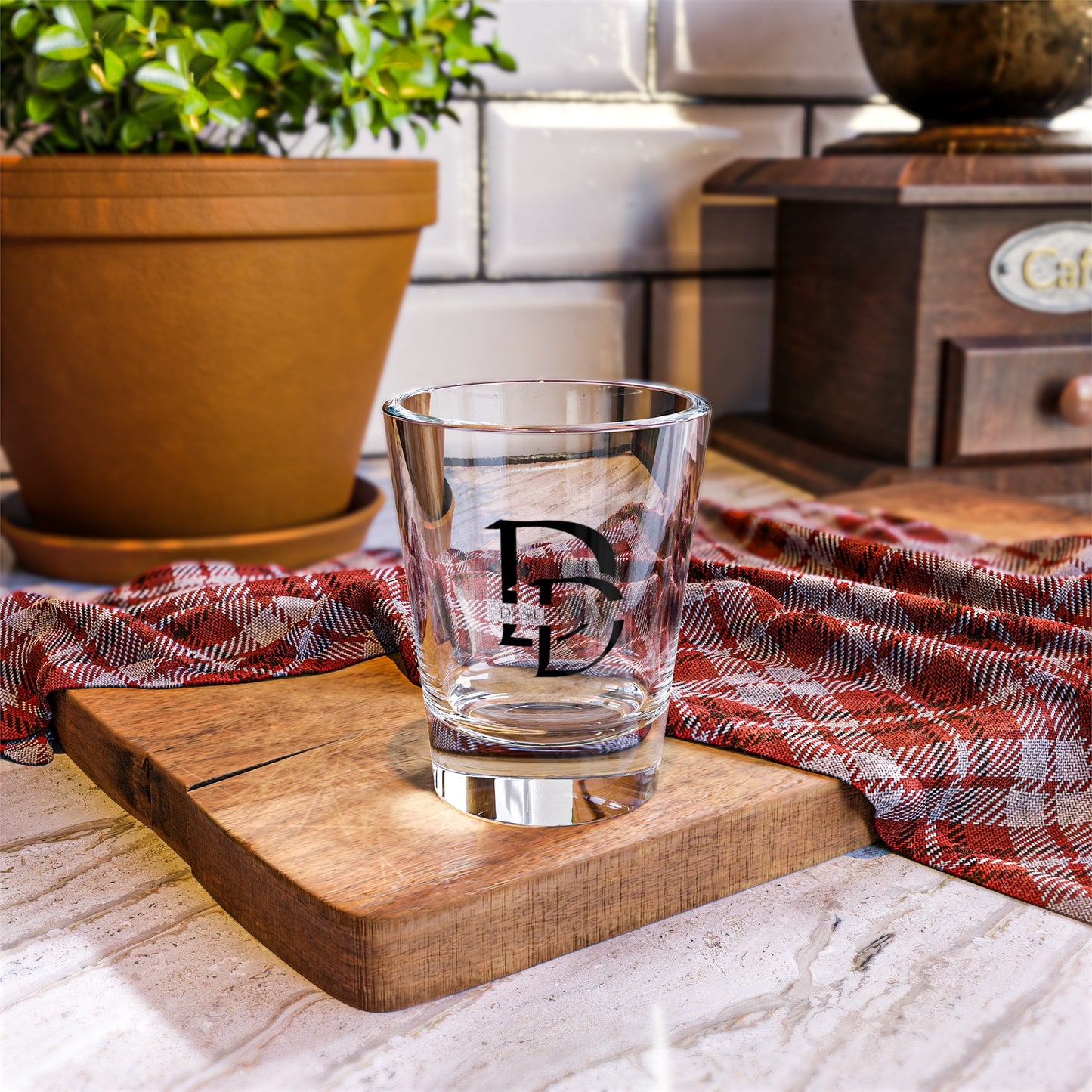 Shot Glass Desert Dawn logo