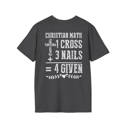Christian Math Unisex T-Shirt - Faith Shirt, Religious Tee, Inspirational Gift
