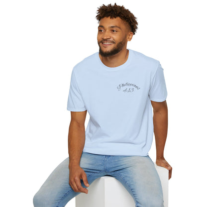 Inspirational Lion Tee | Unisex Softstyle T-Shirt, Christian Apparel, Philippians 4:13