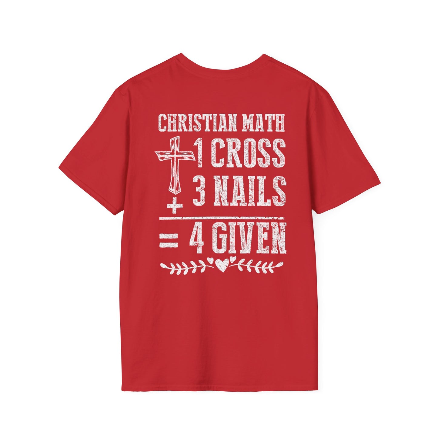 Christian Math Unisex T-Shirt - Faith Shirt, Religious Tee, Inspirational Gift
