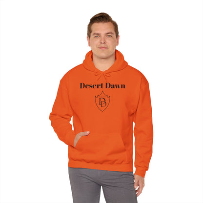 Desert Dawn Shield Design Hooded Sweatshirt