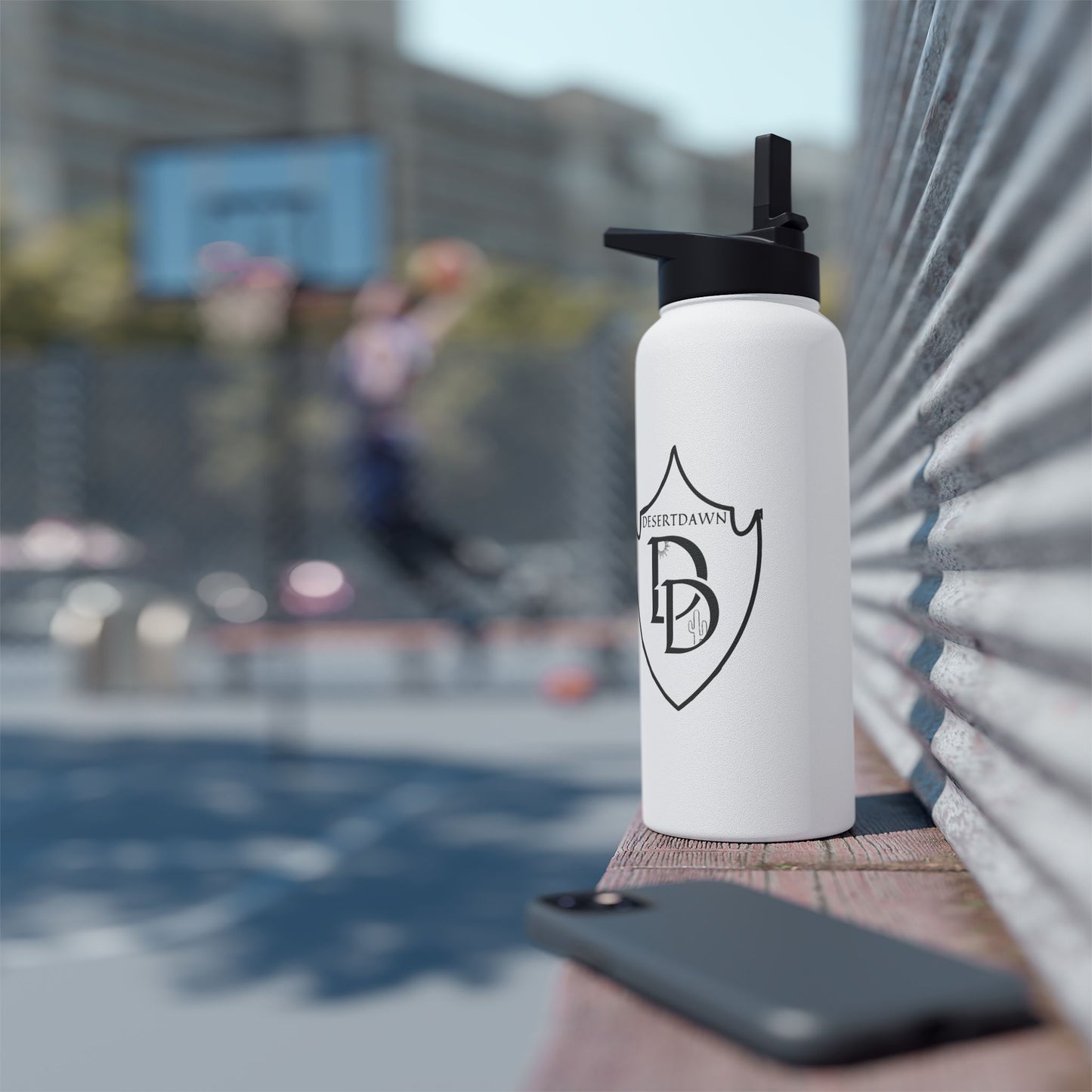 Desert Dawn Royal Shield Water Bottle