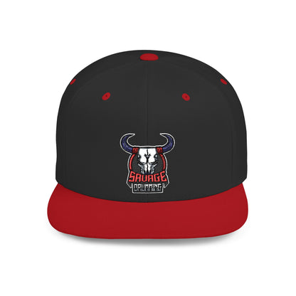 Savage Drumming Flat Bill Snapback Hat