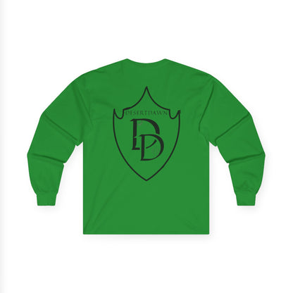 Desert Dawn Shield Design Long Sleeve Tee