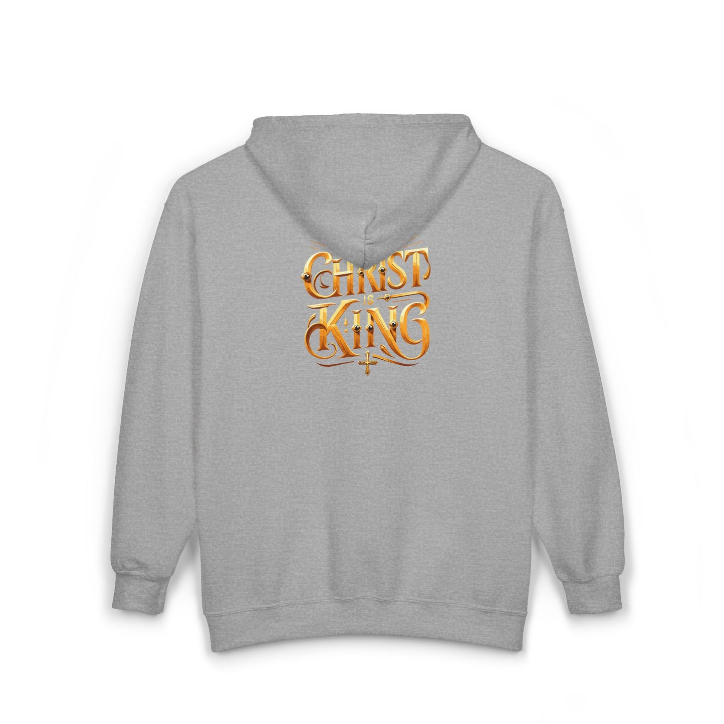 Christ is King Golden Full Zip Hoodie