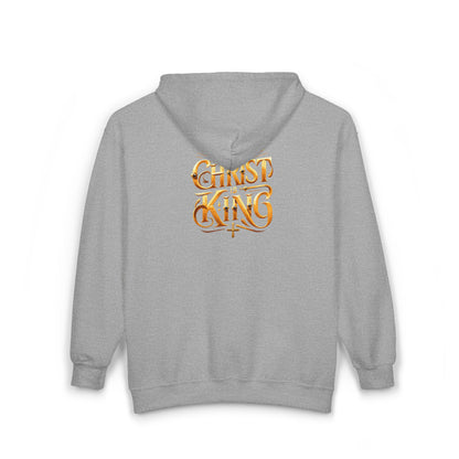 Christ is King Golden Full Zip Hoodie