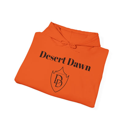 Desert Dawn Shield Design Hooded Sweatshirt