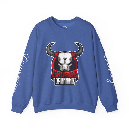 Savage Drumming  Crewneck Sweatshirt