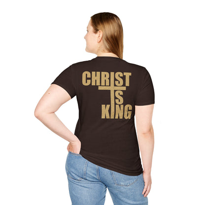 Faith-Inspired Unisex T-Shirt - 'Christ is King' Graphic Tee