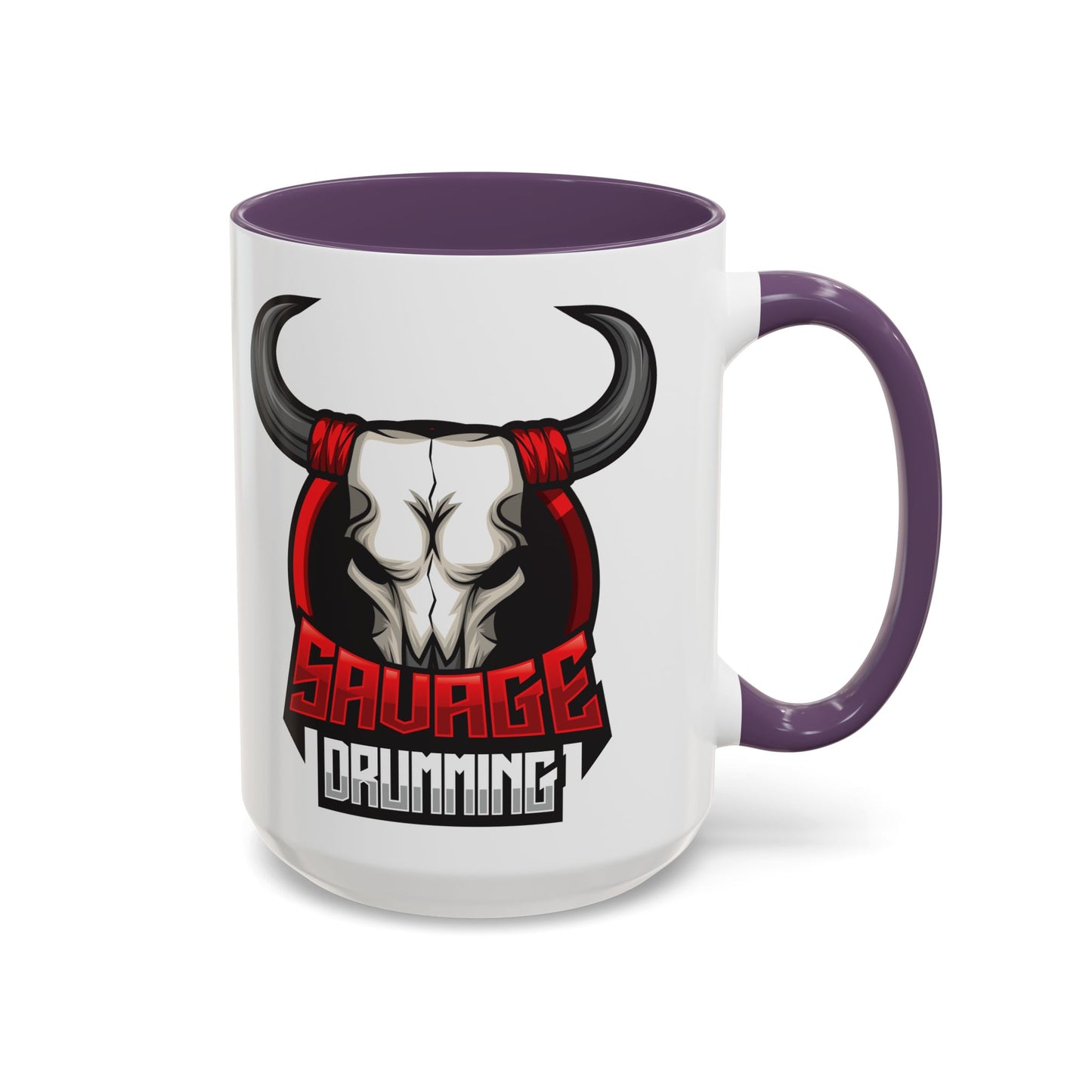 Savage Drumming Accent Coffee Mug | 11 & 15oz |