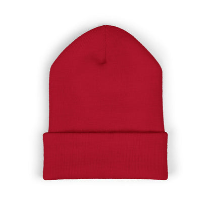 Embroidered Savage Drumming Cuffed Beanie