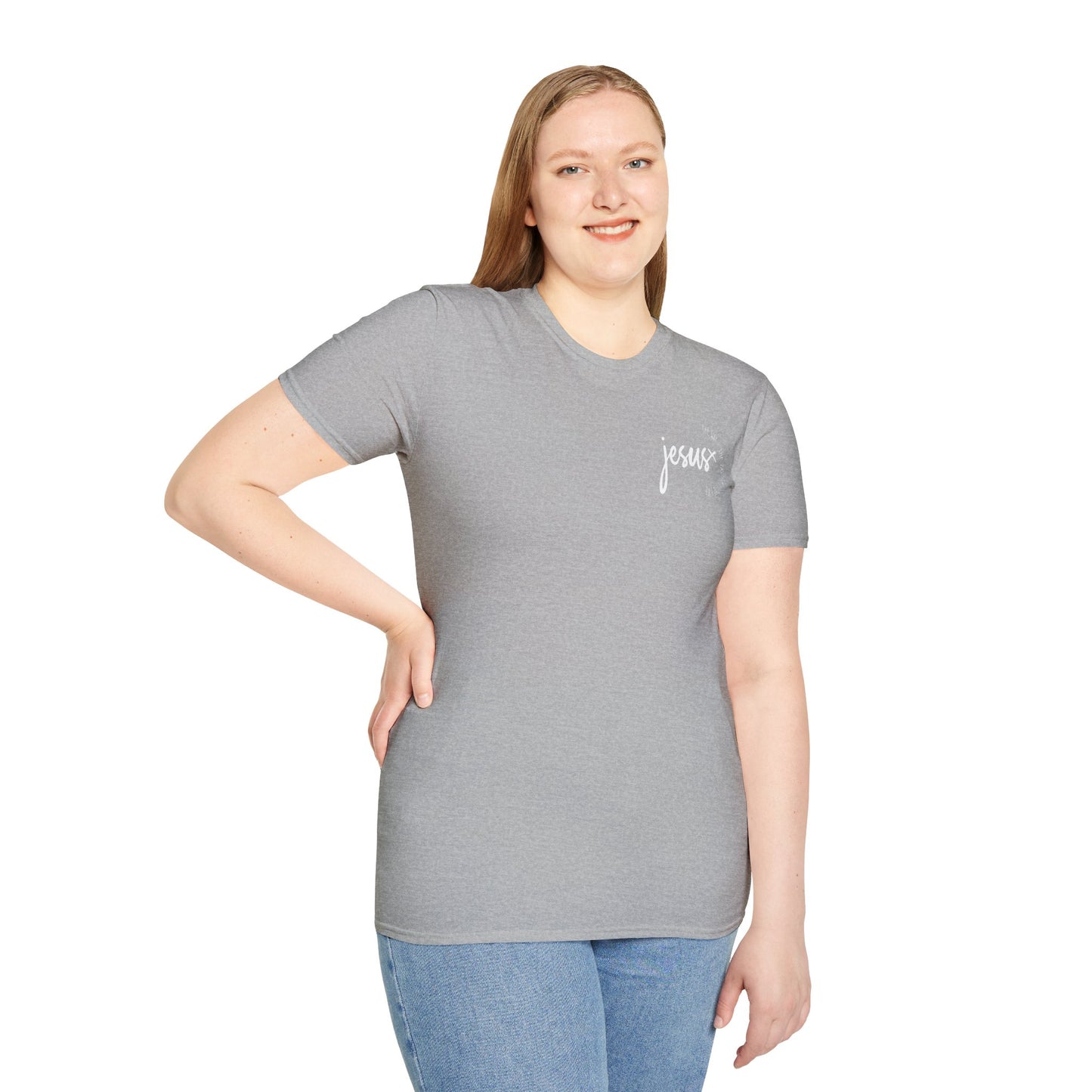 Inspirational Graphic Tee Jesus Design