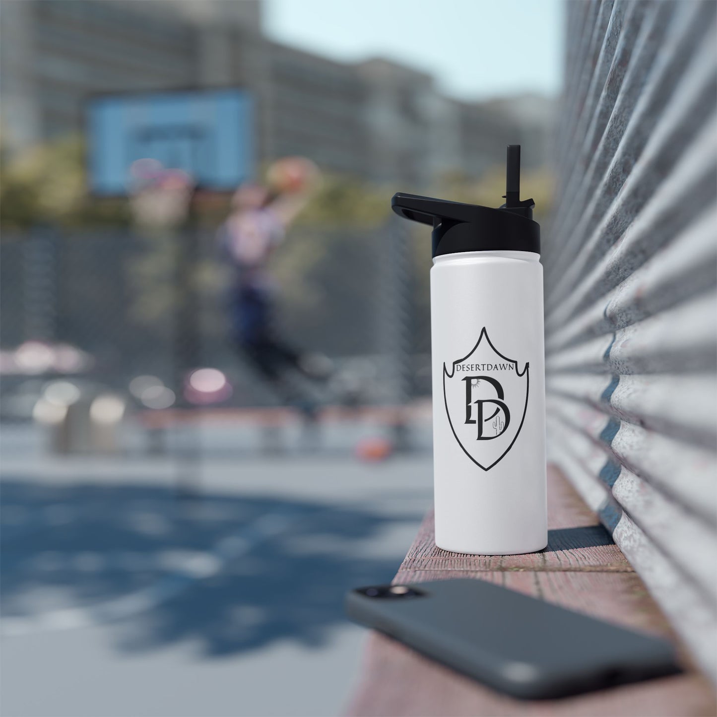 Desert Dawn Royal Shield Water Bottle