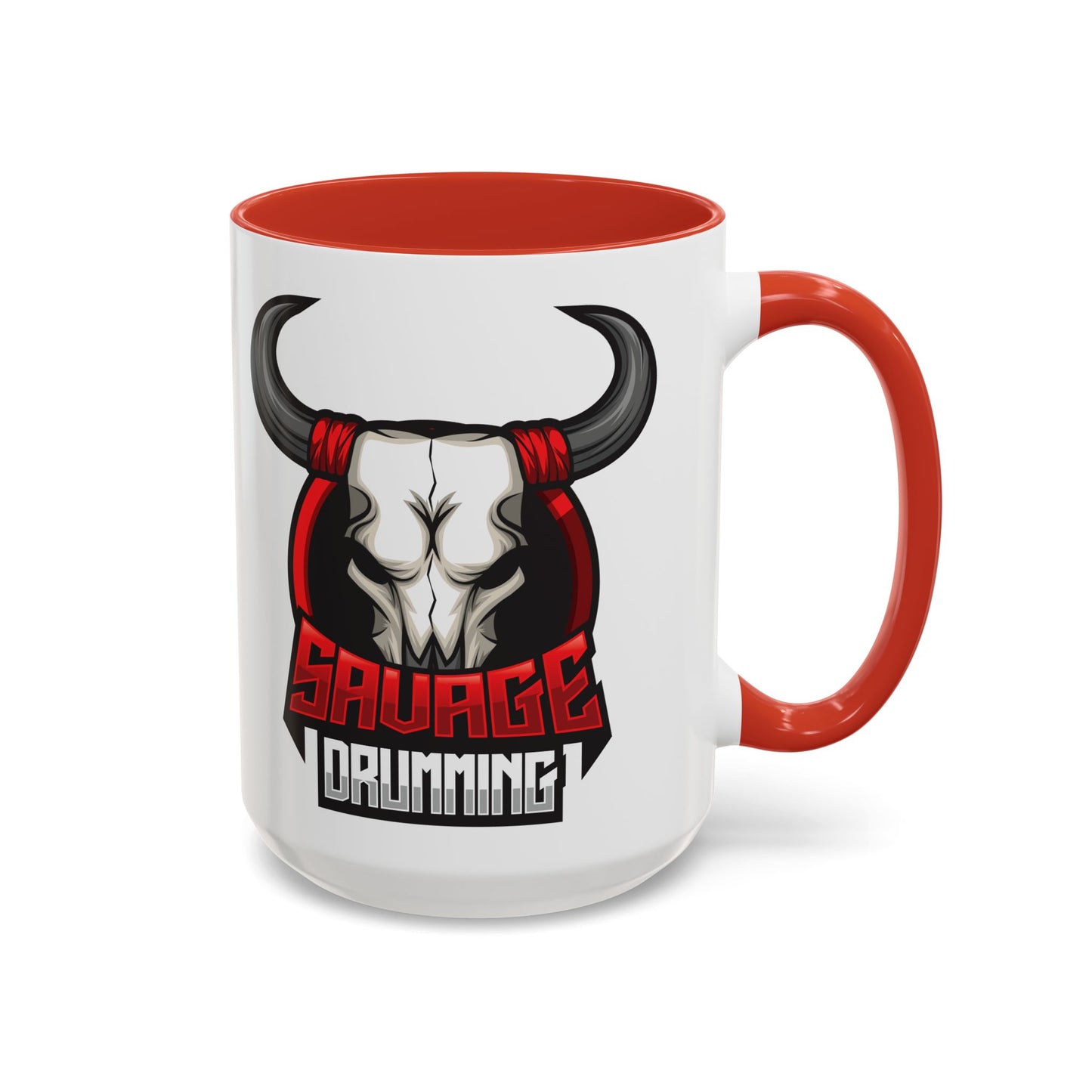 Savage Drumming Accent Coffee Mug | 11 & 15oz |