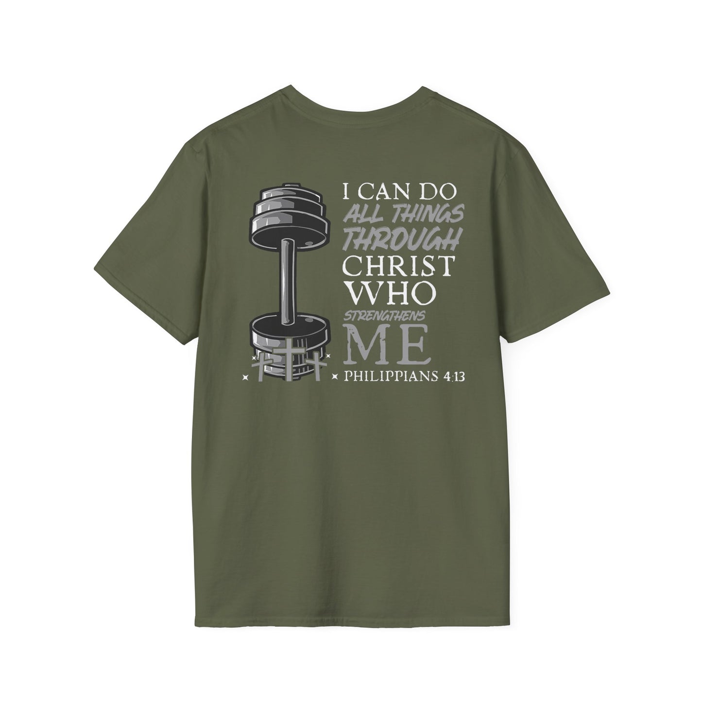 Christian Fitness Tee Philippians 4:13