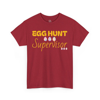 Egg Hunt Supervisor Tee - I'm so egg-cited design