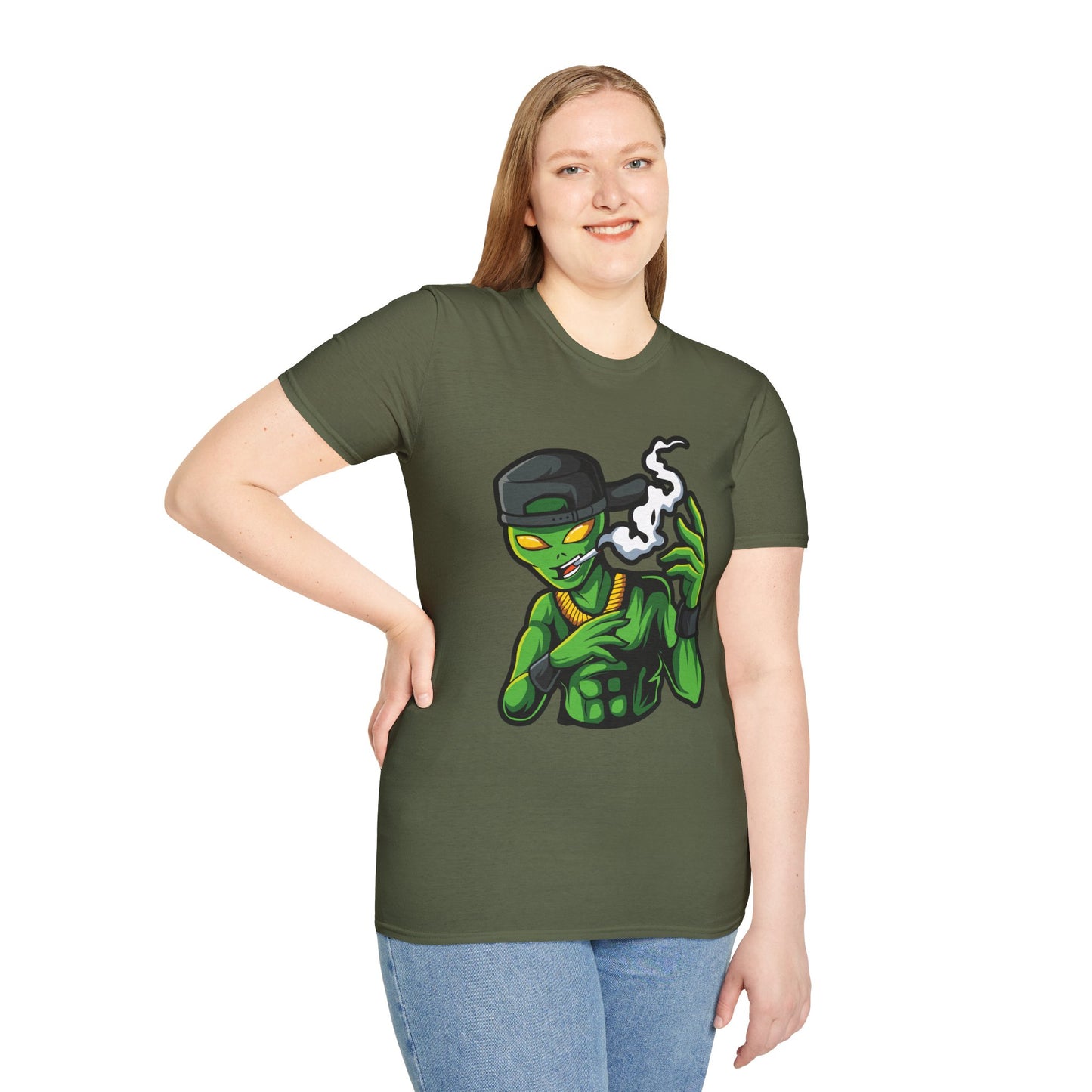 Alien Smoking T-Shirt