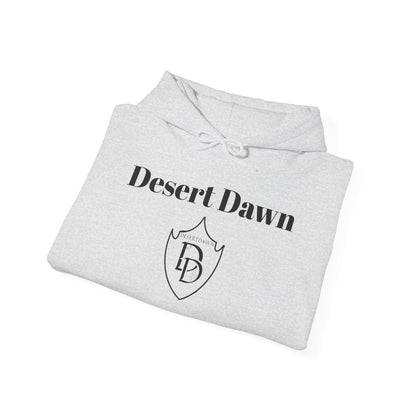Desert Dawn Shield Design Hooded Sweatshirt