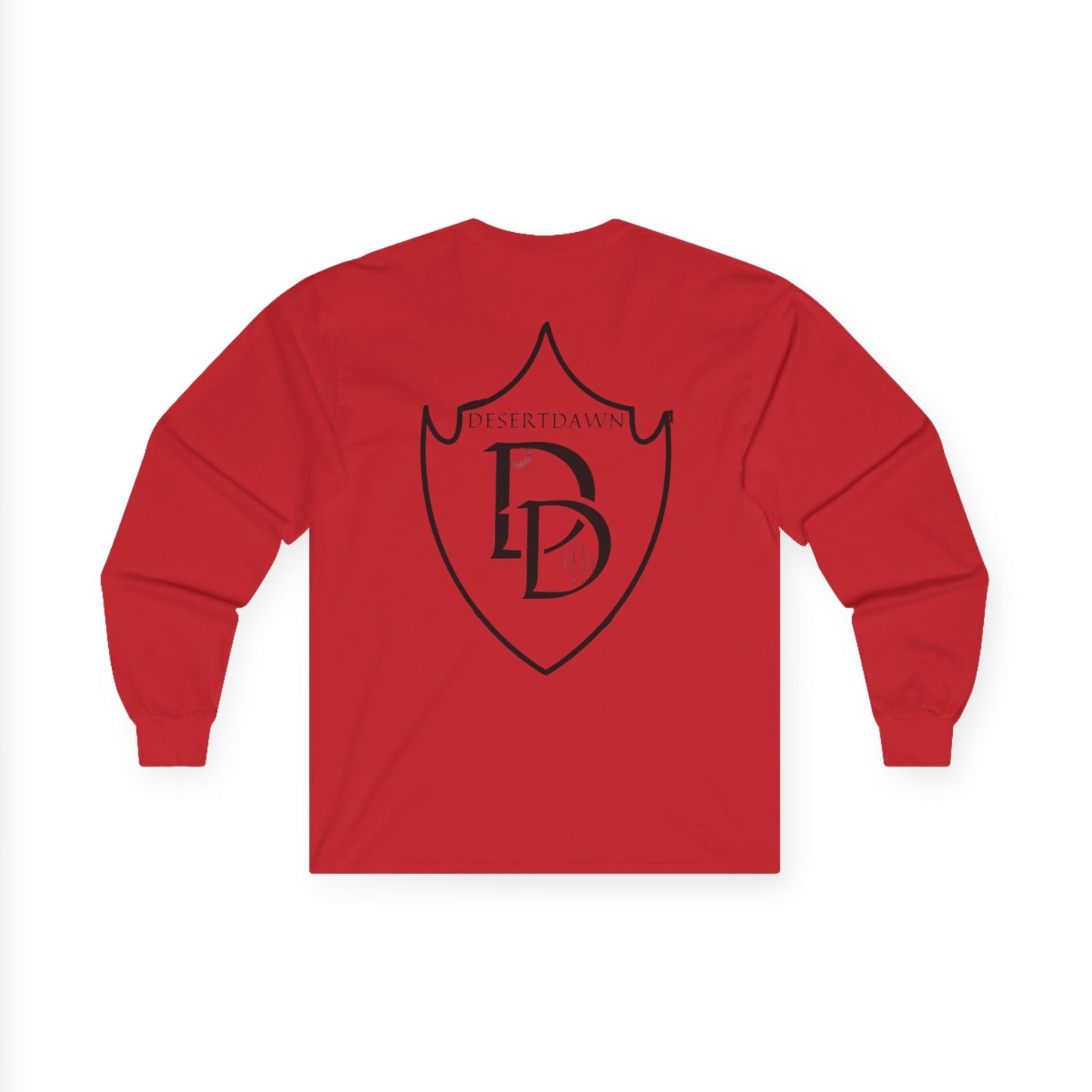 Desert Dawn Shield Design Long Sleeve Tee