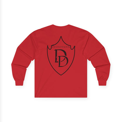 Desert Dawn Shield Design Long Sleeve Tee