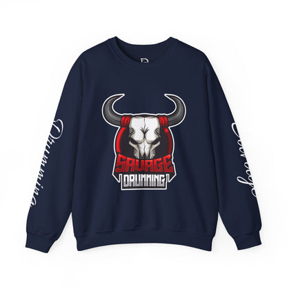 Savage Drumming  Crewneck Sweatshirt