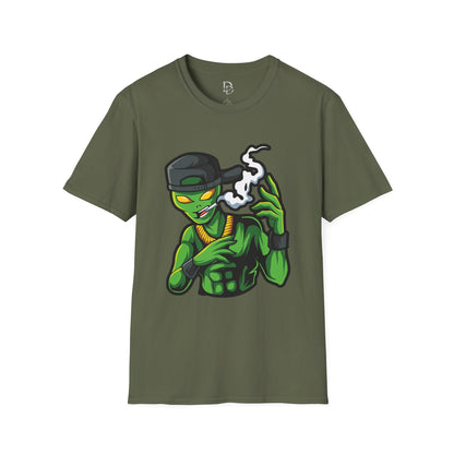 Alien Smoking T-Shirt