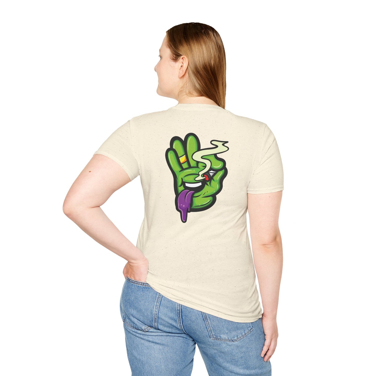 420 Graphic Unisex T-Shirt - Blunt Smoking Graphic