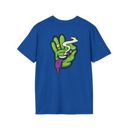 420 Graphic Unisex T-Shirt - Blunt Smoking Graphic