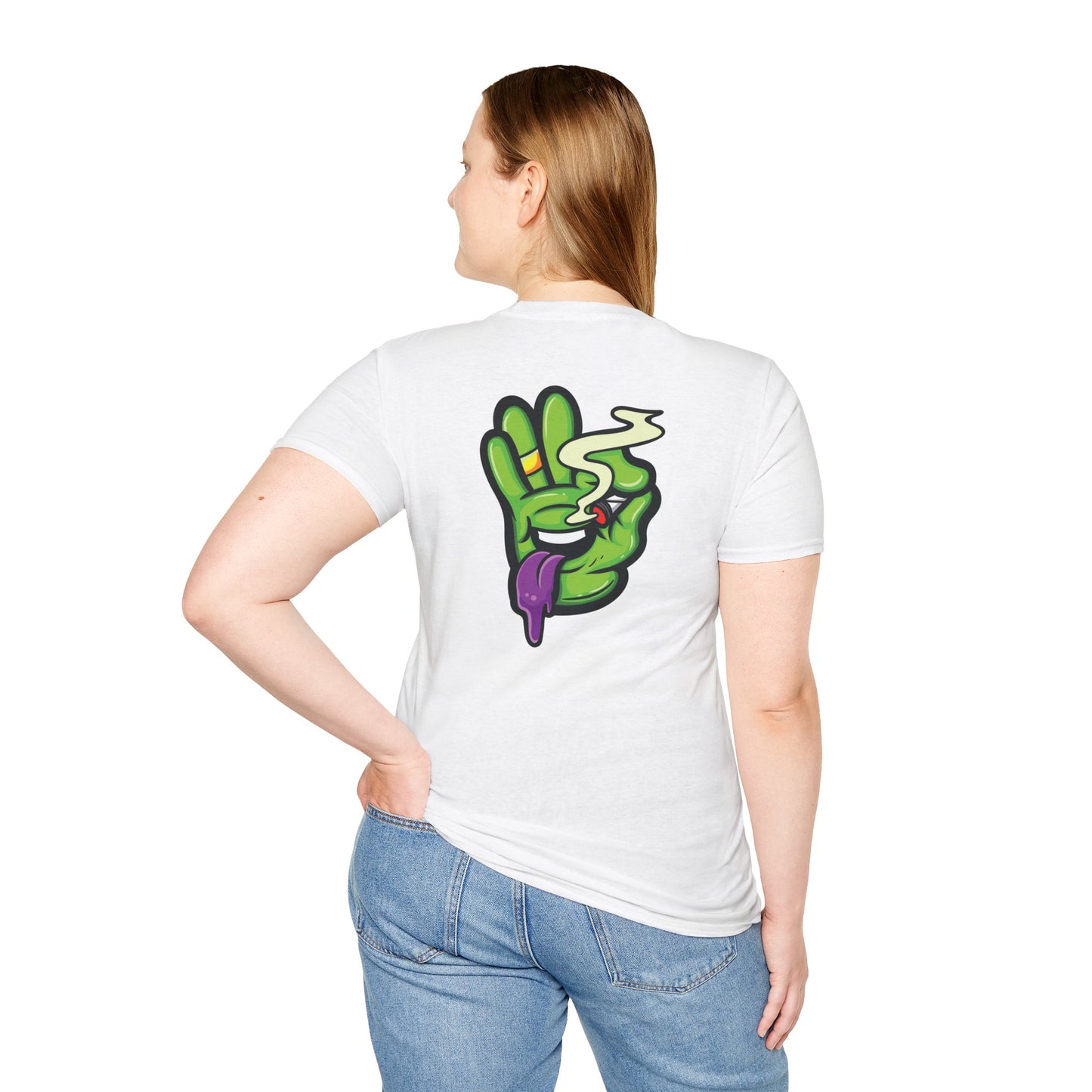 420 Graphic Unisex T-Shirt - Blunt Smoking Graphic