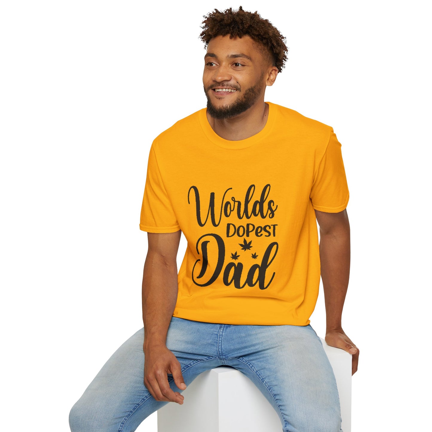 Dad Unisex T-Shirt - World's Dopest Dad