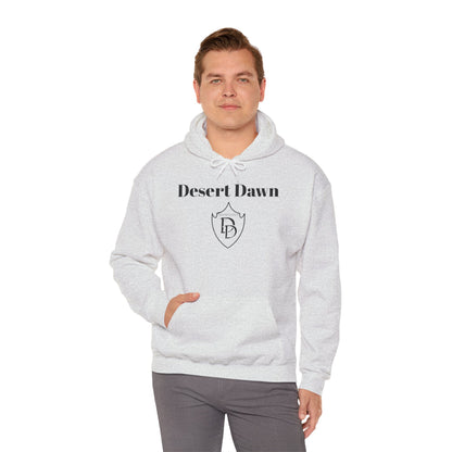 Desert Dawn Shield Design Hooded Sweatshirt