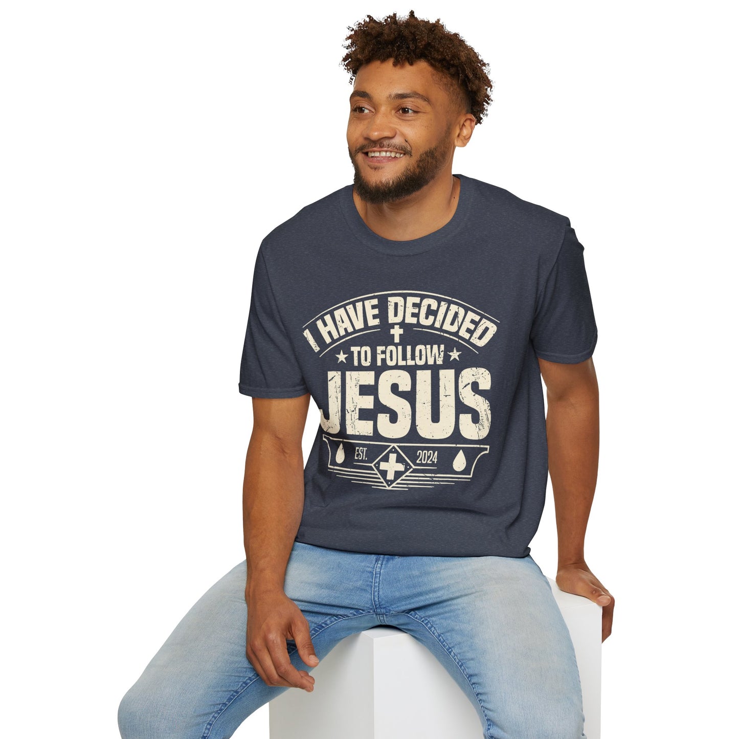 Faith Inspirational T-Shirt - 'I Have Decided to Follow Jesus', Unisex Tee