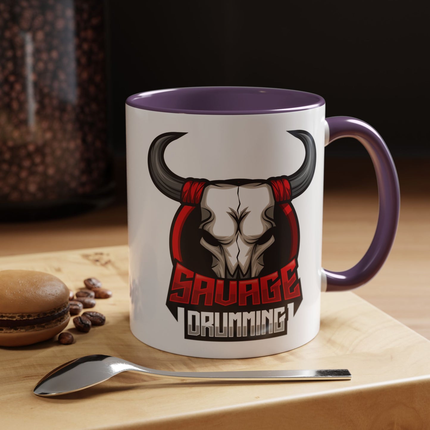 Savage Drumming Accent Coffee Mug | 11 & 15oz |