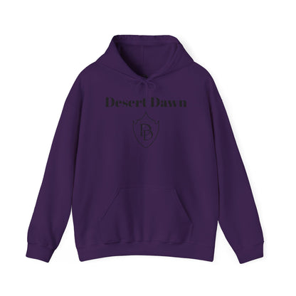 Desert Dawn Shield Design Hooded Sweatshirt