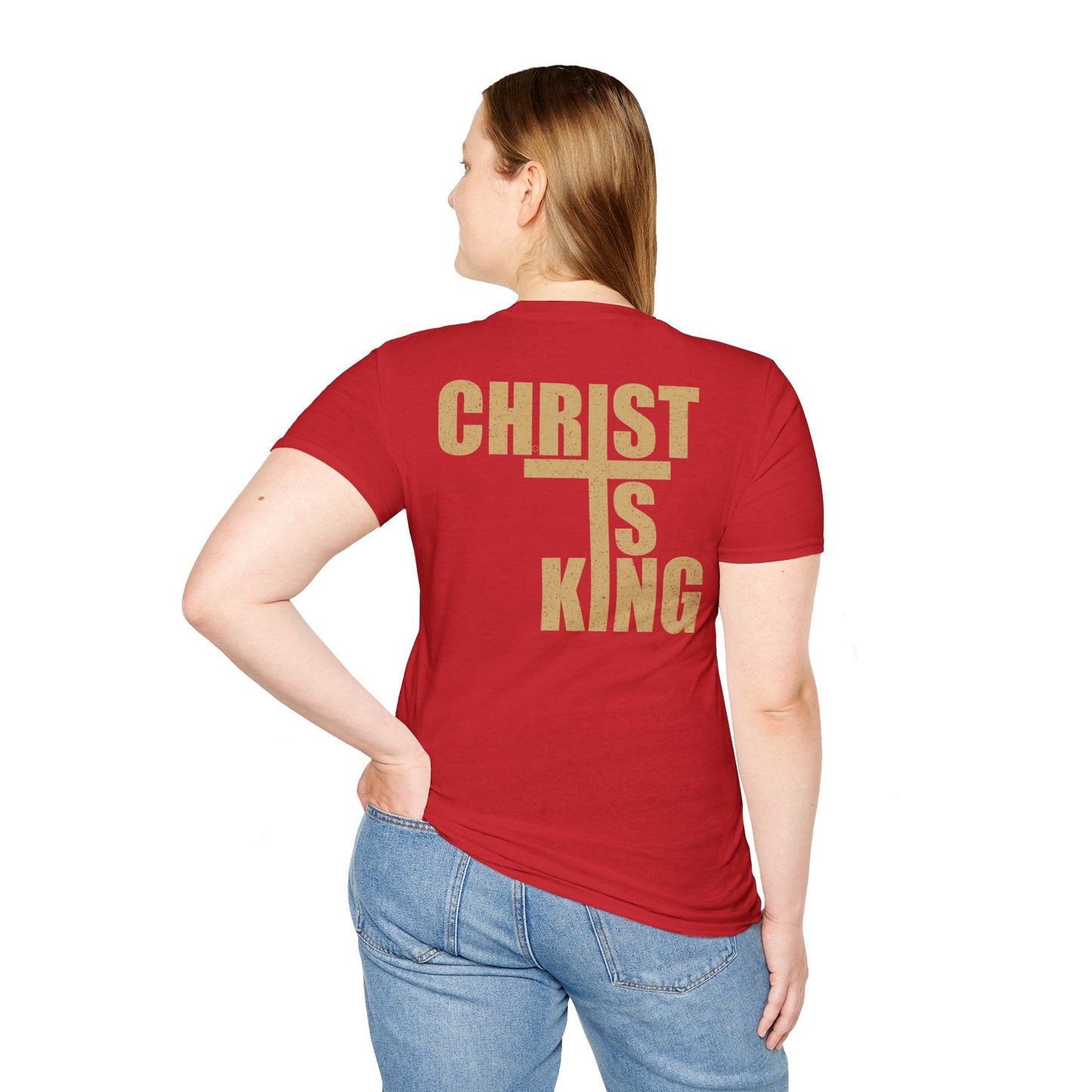 Faith-Inspired Unisex T-Shirt - 'Christ is King' Graphic Tee